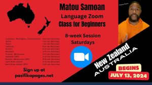 Matou Zoom Class for Australia and New Zealand