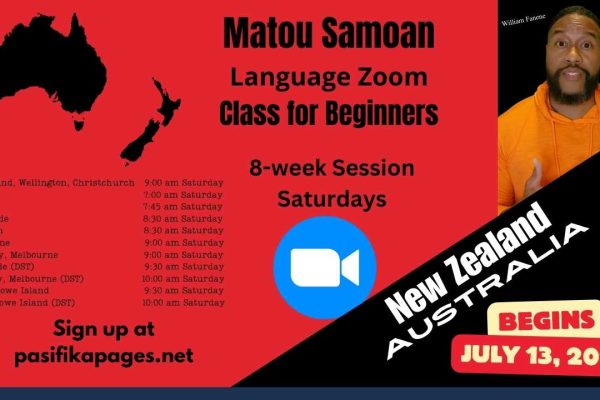 Matou Zoom Class for Australia and New Zealand