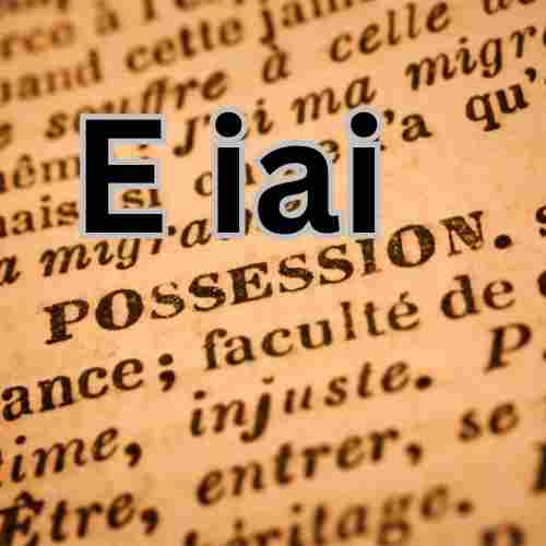 E Iai Samoa