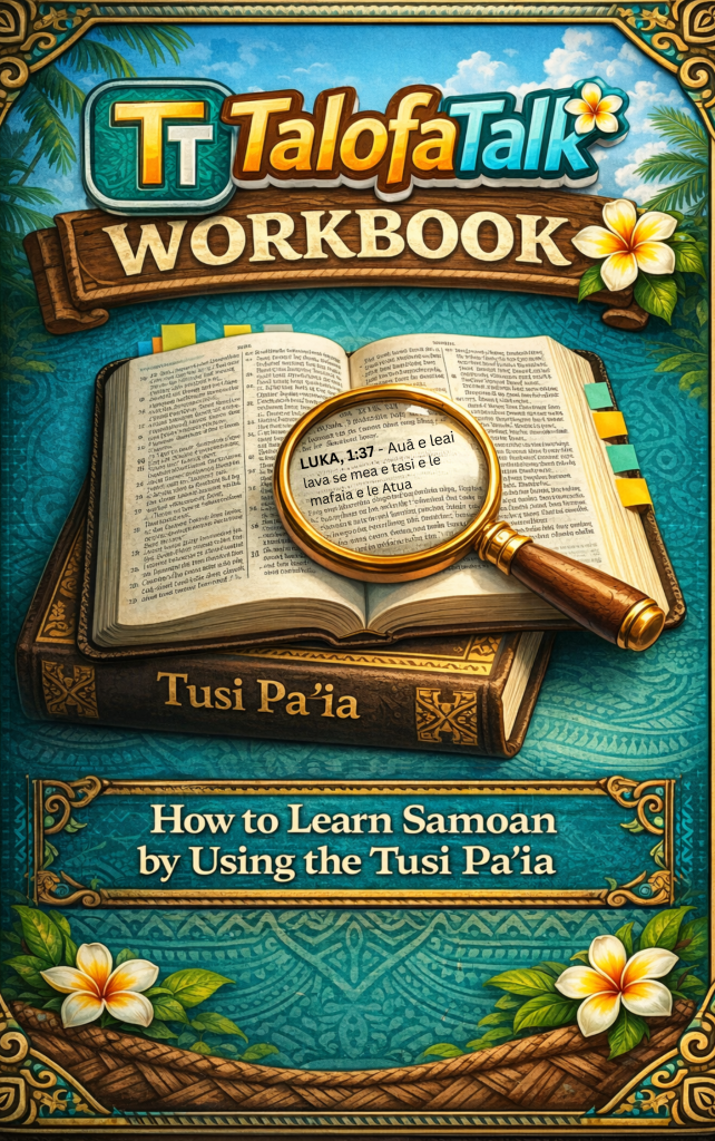 Talofa Talk Workbook Cover