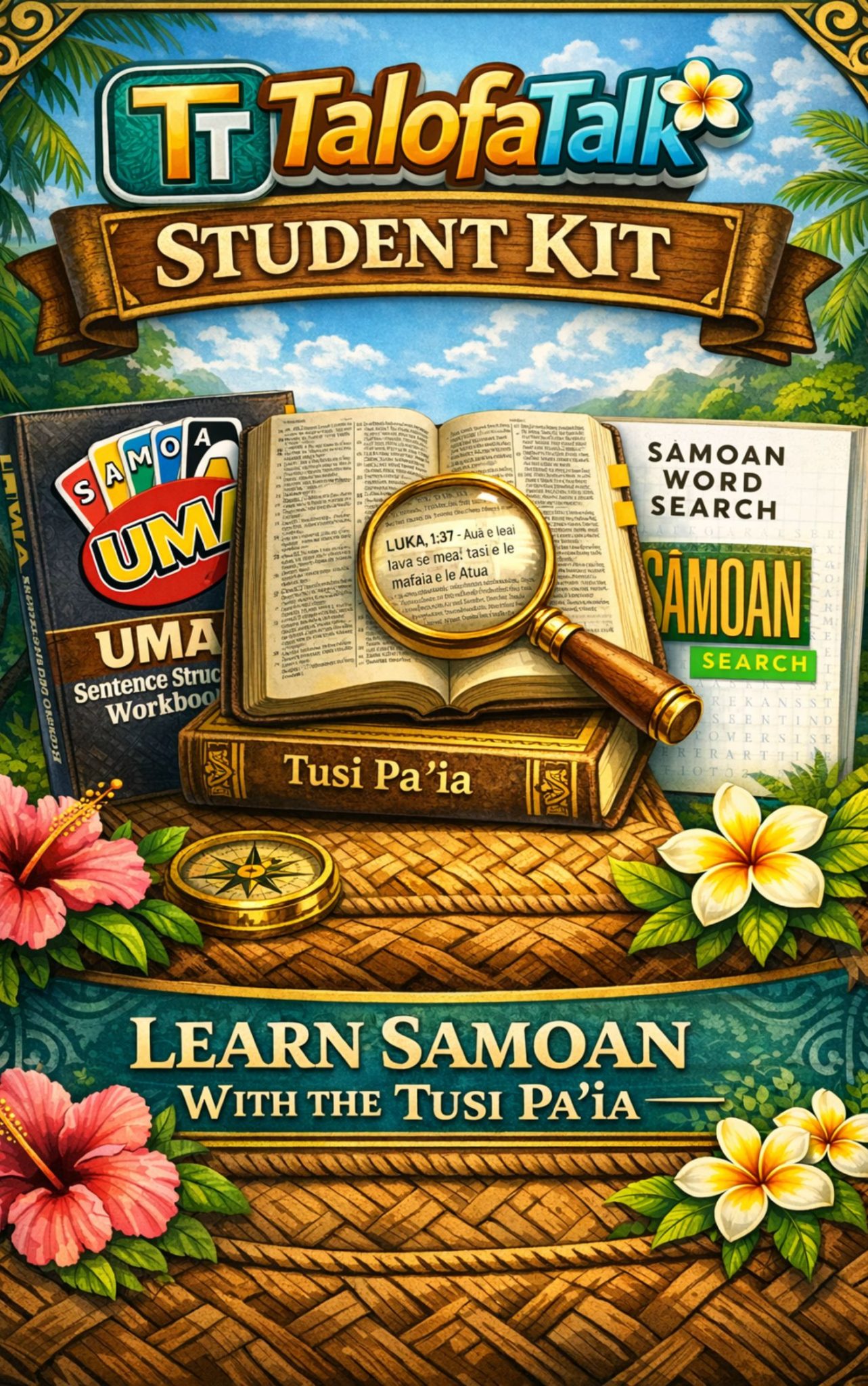 Student Kit cover Samoan Language Course Tusi Pa'ia