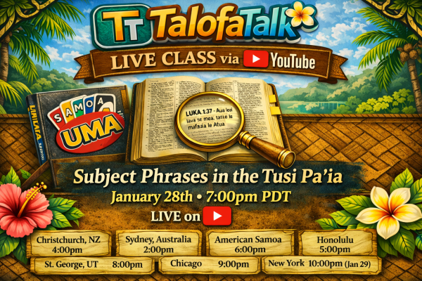 Samoan Subject phrases in the Tusi Pa'ia class jan