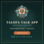 Talofa Talk Samoan Language Learning App