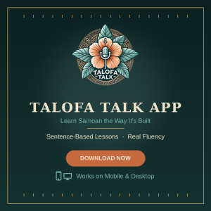Talofa Talk Samoan Language Learning App